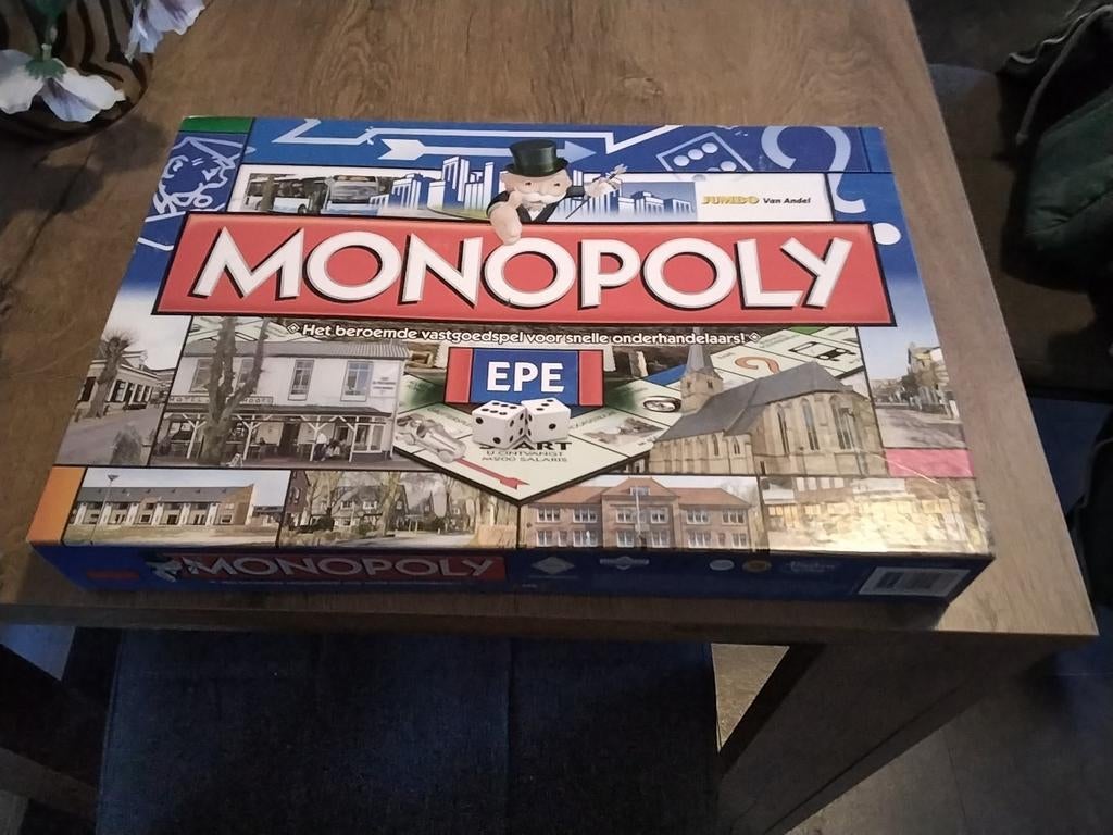Jumbo van andel monopoly epe bieden, Hobby en Vrije tijd, Gezelschapsspellen | Bordspellen, Ophalen of Verzenden, Gebruikt