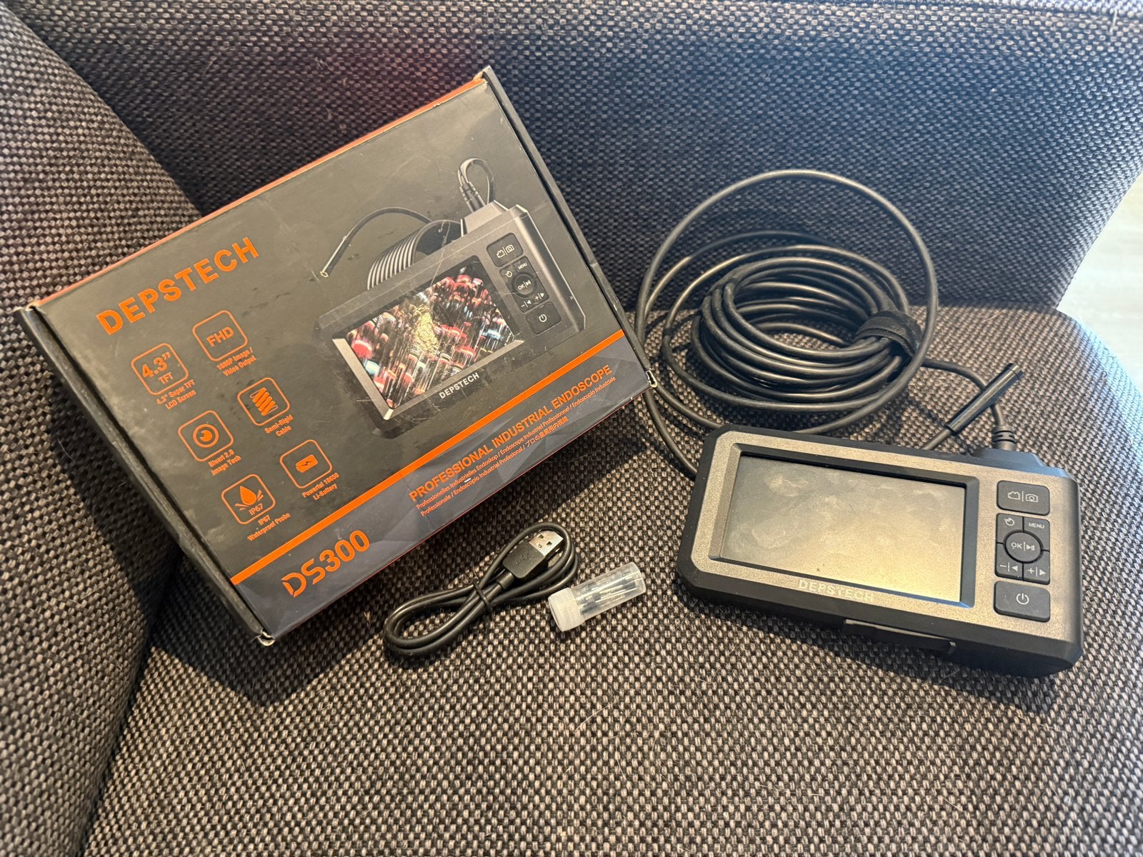 Depstech dual endoscope full hd 32gb, Ophalen of Verzenden