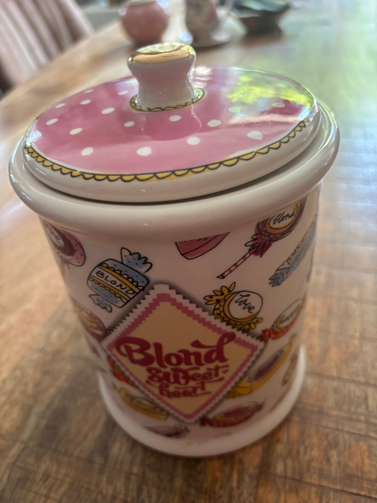 Blond Amsterdam Snoeppot Sweet Heart, Ophalen, Meerkleurig, Overige stijlen, Zo goed als nieuw