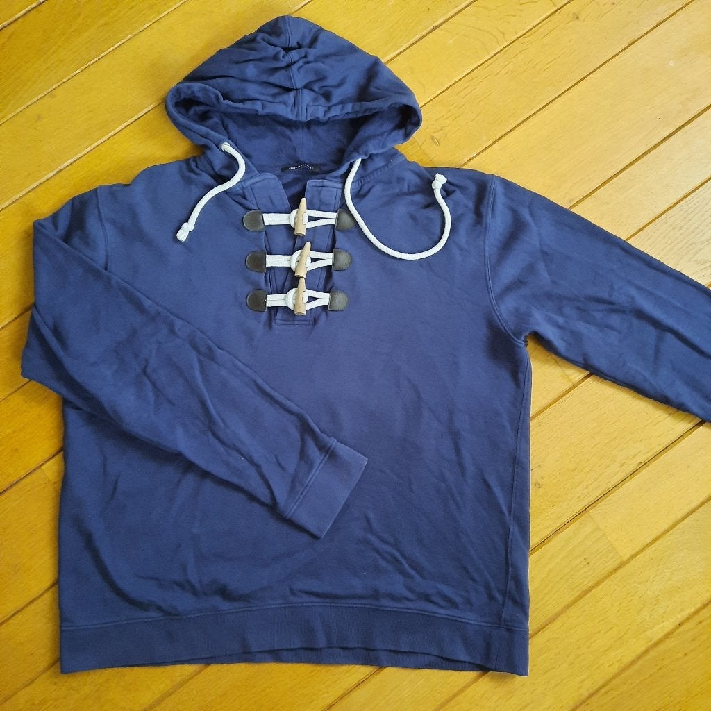 Selected Homme kapuchon sweater donker blauw maat XXL, Blauw, Overige maten, Ophalen of Verzenden, Zo goed als nieuw