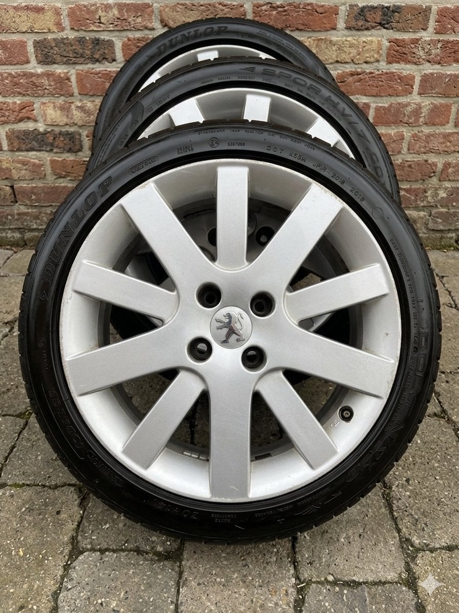 Peugeot Hockenheim 17 inch velgen set, Velg(en), 17 inch, Ophalen of Verzenden, Zomerbanden