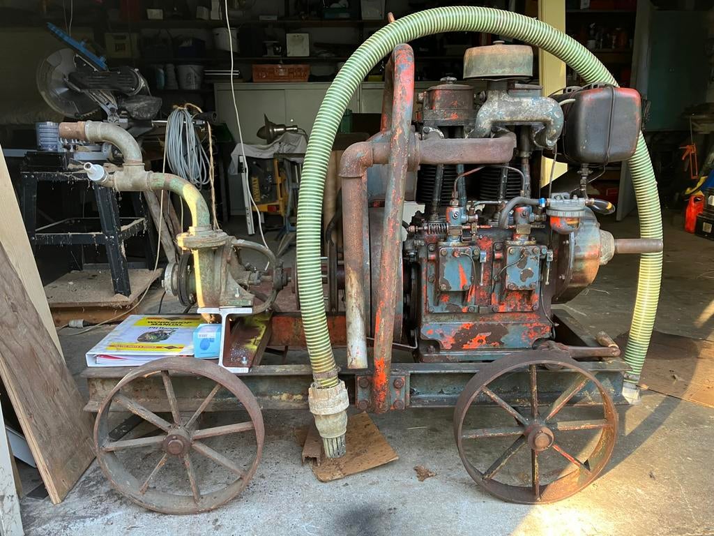 Petter AVA 2 diesel motor start en loopt goed, Doe-het-zelf en Verbouw, Ophalen, Gebruikt, Dieselmotor