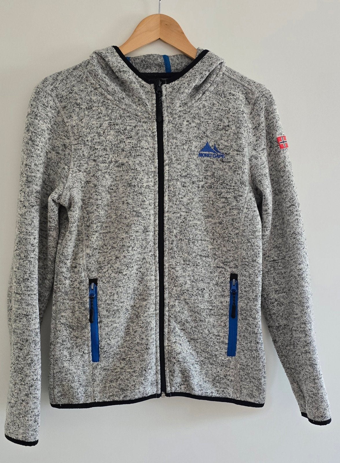Nord Cape Fleece Vest - Grijs/Blauw, Kleding | Dames, Maat 38/40 (M), Ophalen of Verzenden, Grijs, Gedragen