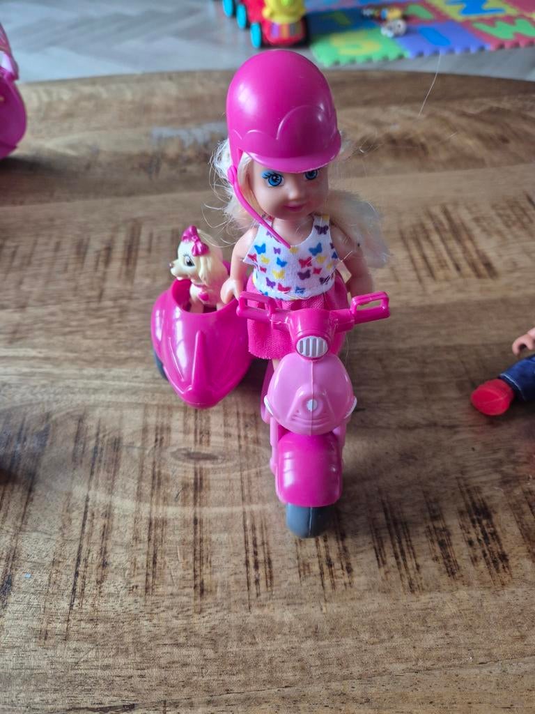 Evi Love pop met scooter en hondje, Ophalen