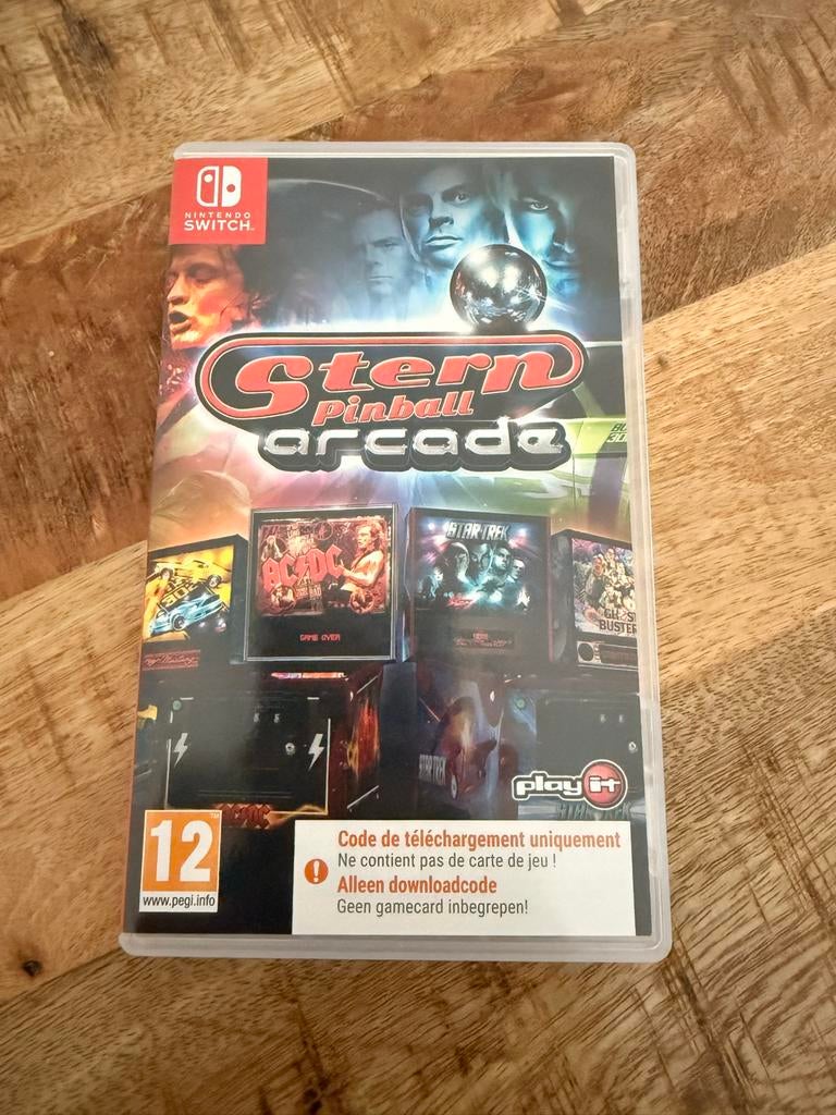 Stern Pinball Arcade Nintendo Switch (Downloadcode), Spelcomputers en Games, Games | Nintendo Switch, Ophalen of Verzenden, Zo goed als nieuw