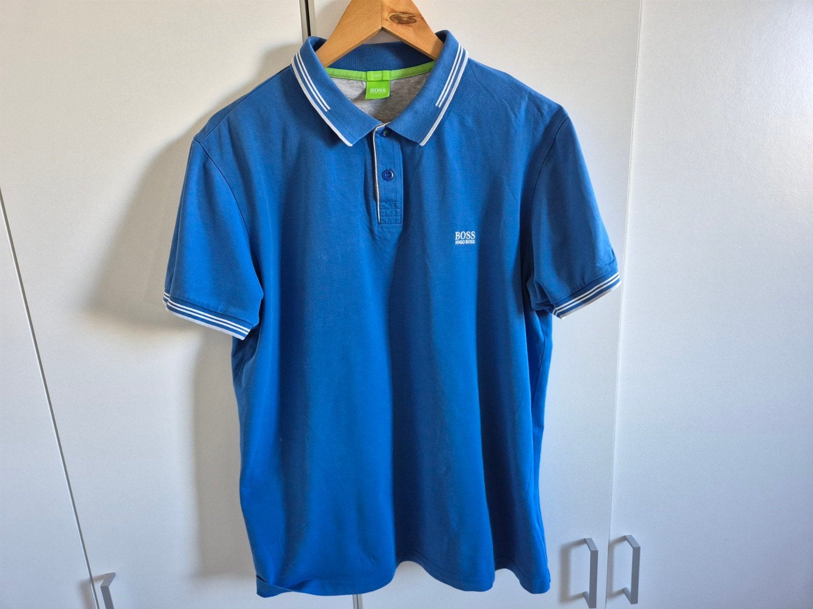 Hugo Boss L, Maat 52/54 (L), Blauw, Ophalen of Verzenden, Zo goed als nieuw