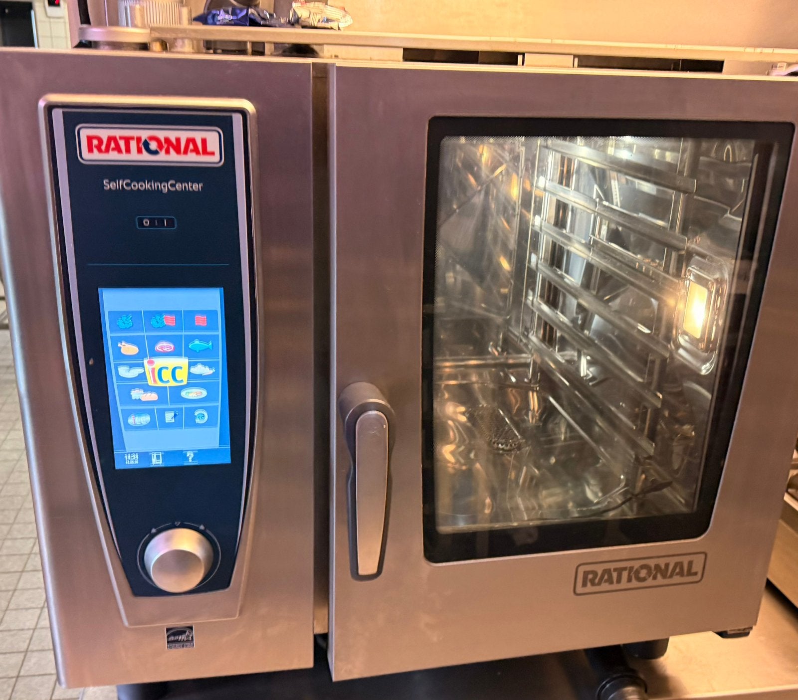 Rational scc we 61G steamer, Ophalen, Gebruikt