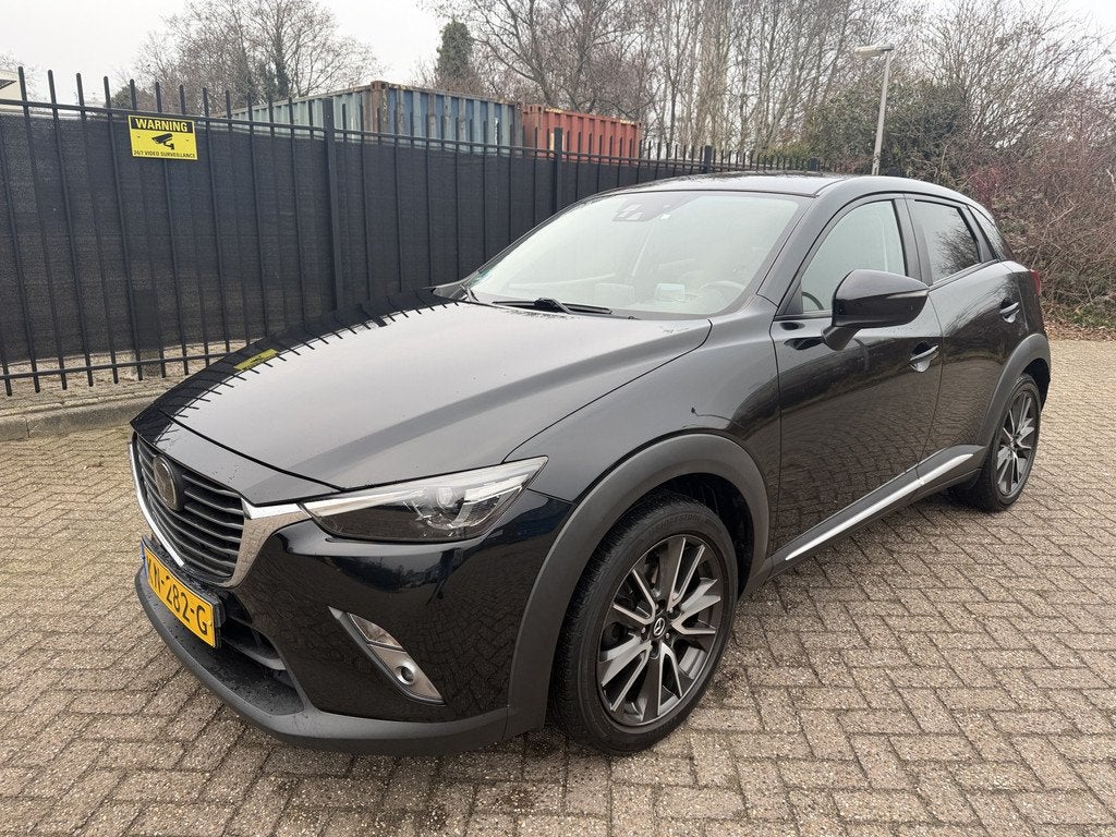 Mazda CX-3 2.0 SkyActiv-G 120 GT-M HU/Bose/Stoelverw/Camera, Auto's, 1998 cc, 4 cilinders, Automatische klimaatregeling, Zwart