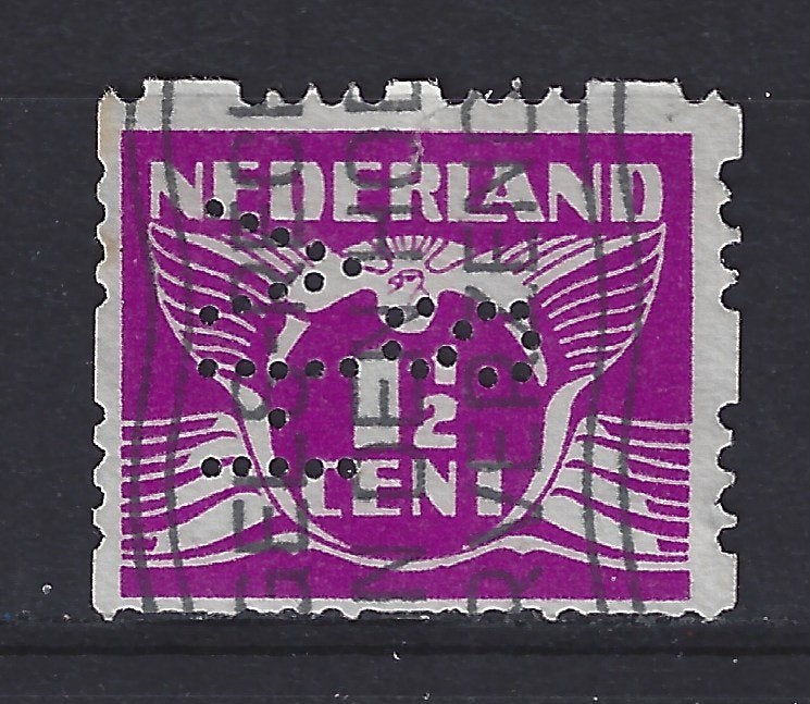 Roltanding 35 perfin HVS 1928 OP ZOEK NAAR ROLTANDING ? KIJK, Ophalen of Verzenden, T/m 1940, Gestempeld