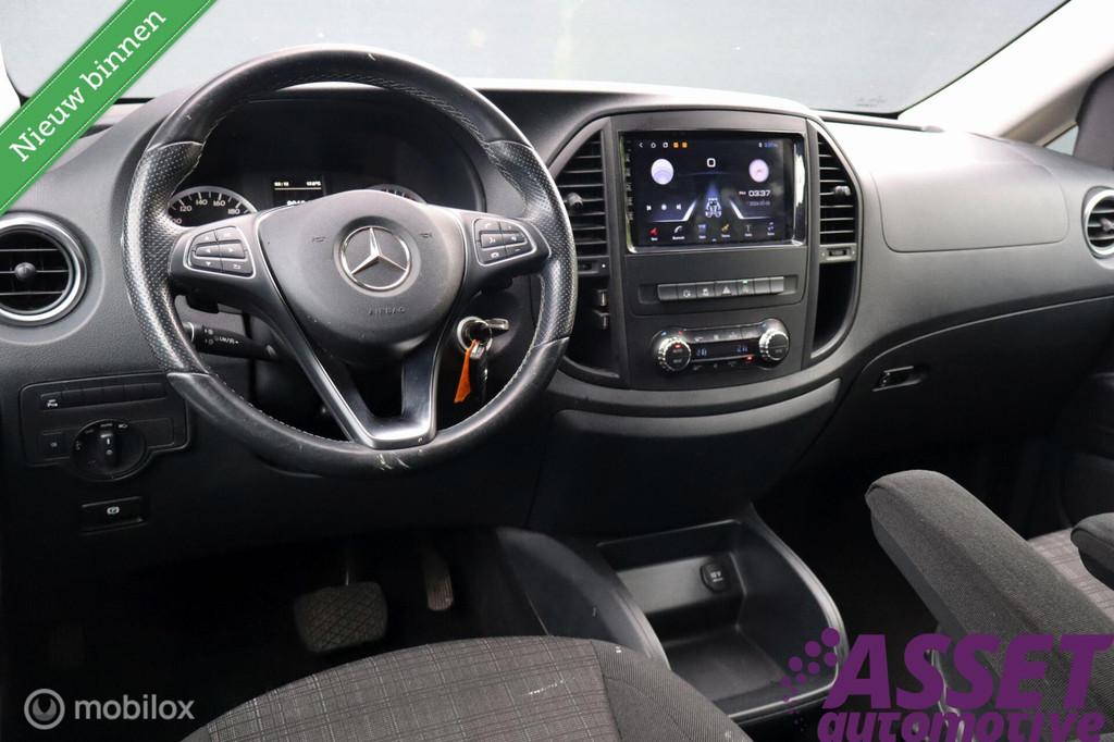 Mercedes Vito Tourer 119 CDI aut Lang DC Comfort camera/pdc, Auto's, Bestelauto's, Automaat, Stof, Gebruikt, 2000 kg