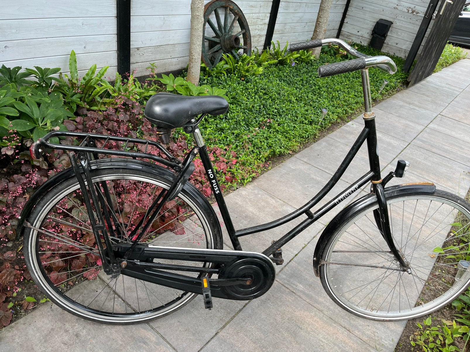 Oma fiets, Ophalen, Gebruikt