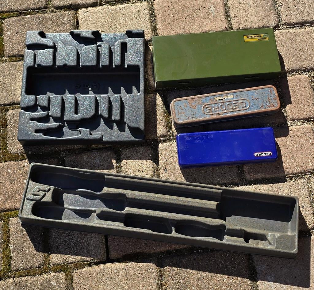 Diverse opbergbox inleg inlay modules Gedore Snap-on Proxon, Ophalen of Verzenden, Gebruikt