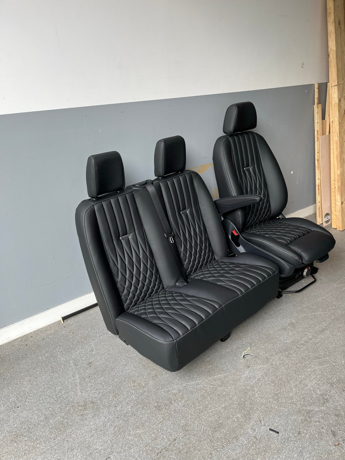 Mercedes Sprinter Voorstoelen - Luxe Lederen Set, Auto-onderdelen, Ophalen, Gebruikt, Mercedes-Benz, B