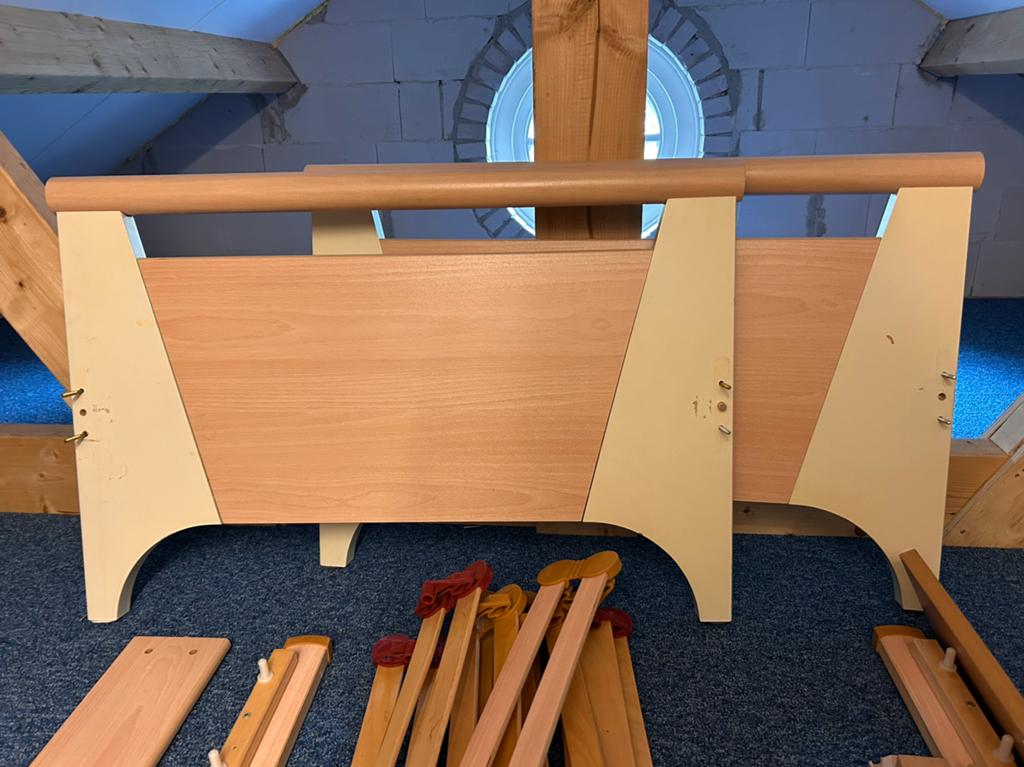 Gratis een persoons bed. Zelf in elkaar zetten., Ophalen, Gebruikt, 90 cm, Eenpersoons