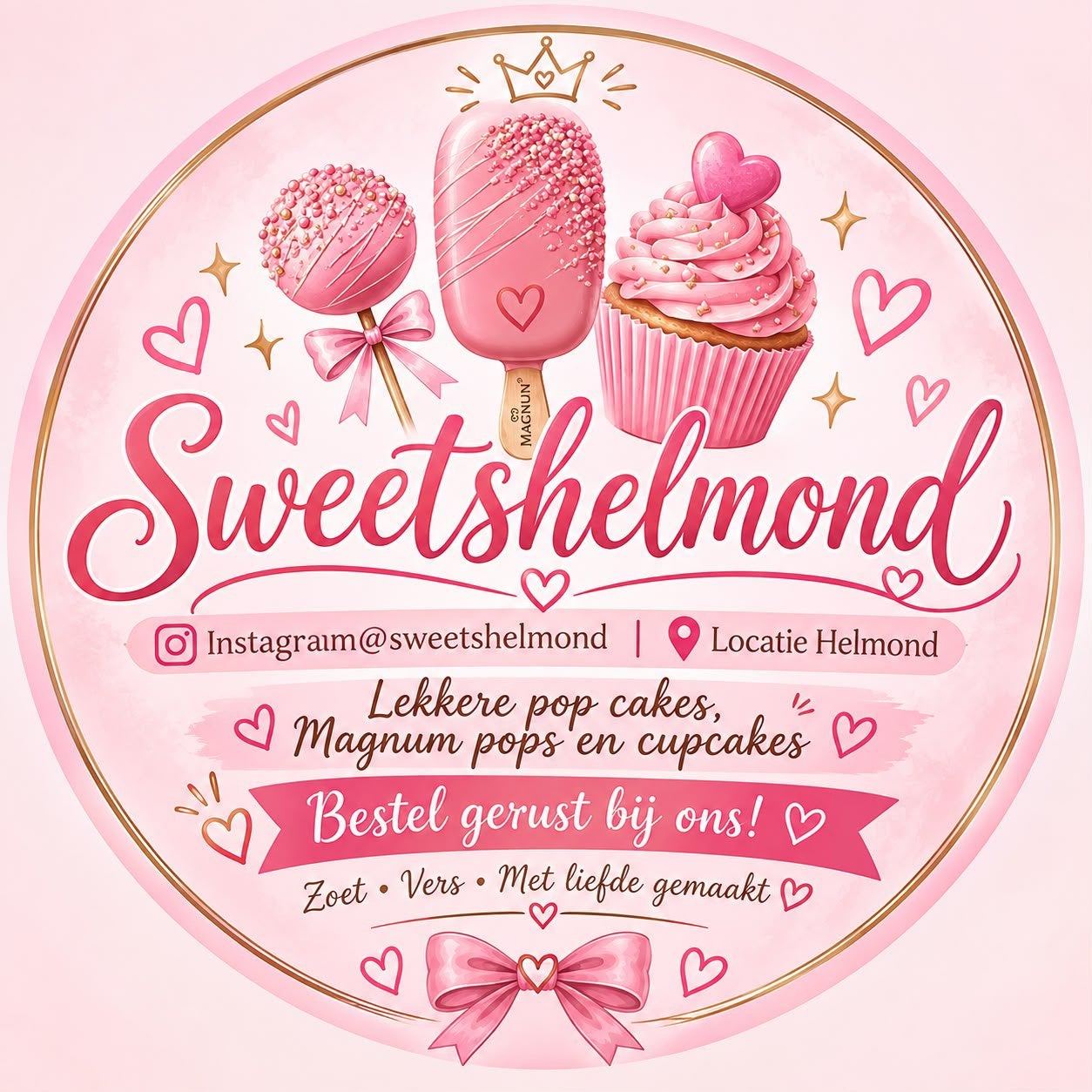 Cake pops, cupcakes en magnum pops, Hobby en Vrije tijd, Ophalen, Cupcakes