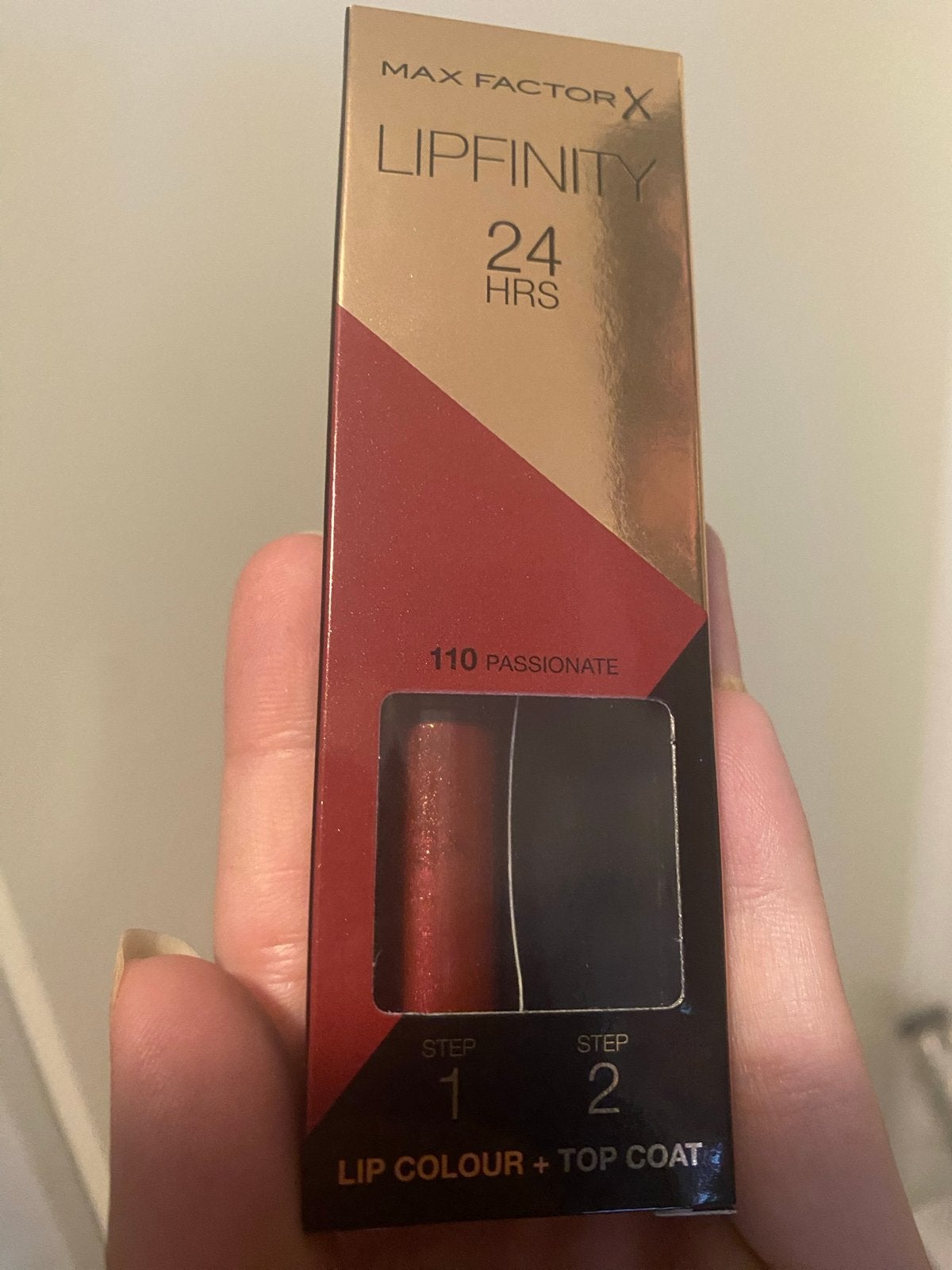 Max Factor Lipfinity 110 Passionate (zonder topcoat), Lippen, Nieuw, Ophalen of Verzenden, Make-up