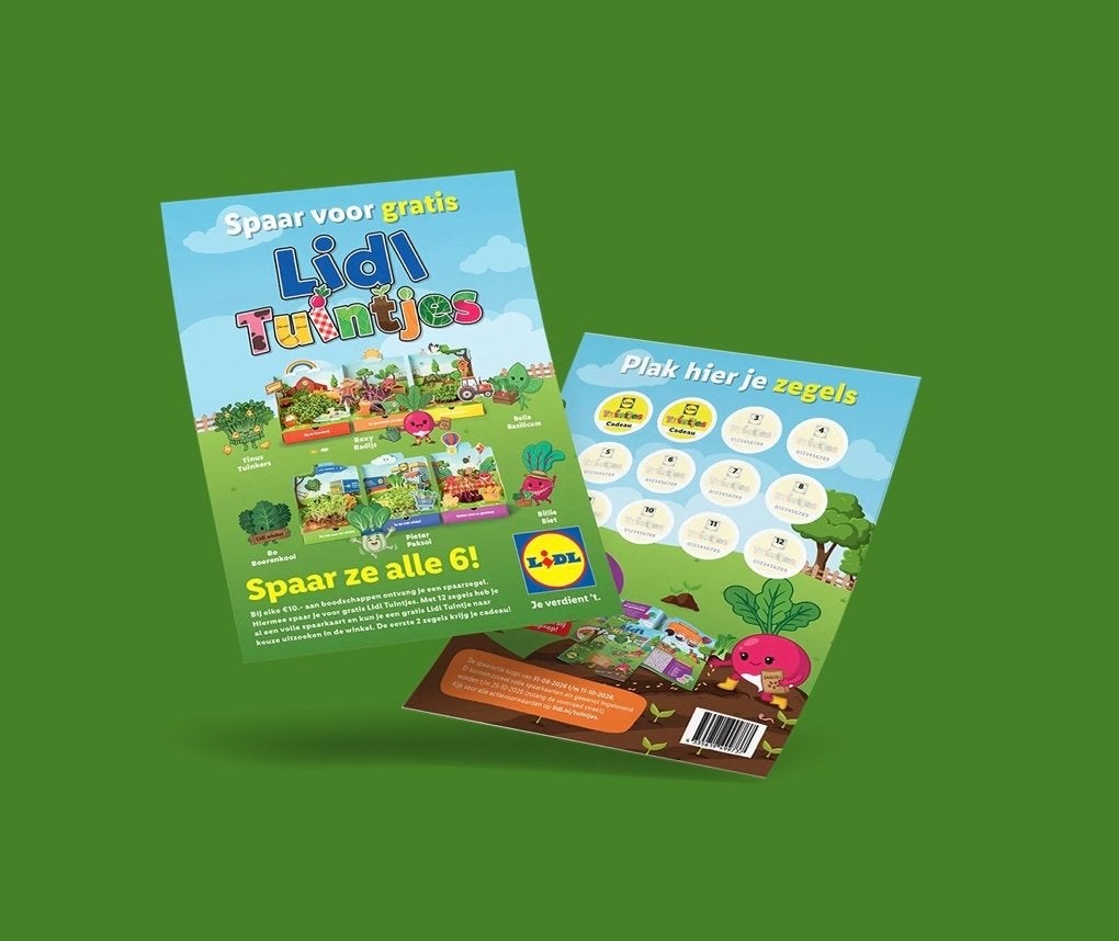 Lidl Tuintjes gevraagd, Lidl, Ophalen