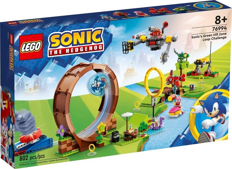 Lego Sonic 76994 Green Hill Zone loopinguitdaging, Overige thema's, Lego, Nieuw, Ophalen of Verzenden