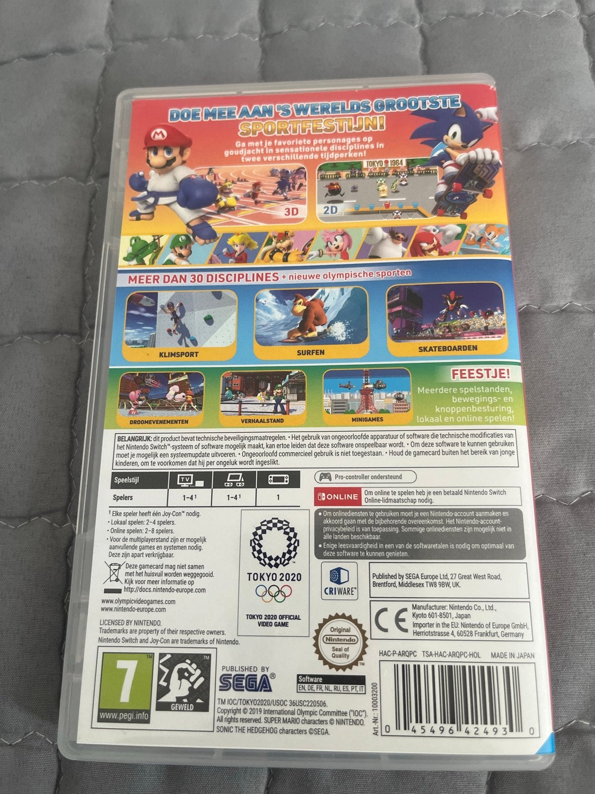 Mario & Sonic op de Olympische Spelen Tokyo 2020 Switch, Ophalen of Verzenden, Zo goed als nieuw