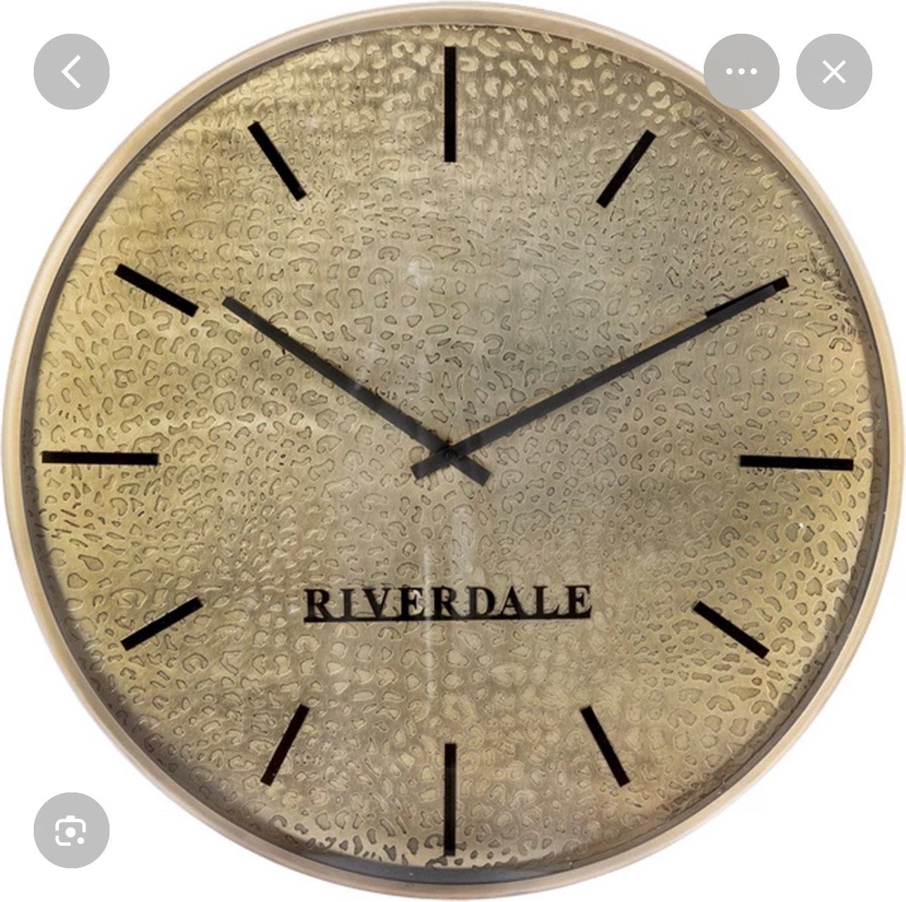 Riverdale klok nieuw, Ophalen of Verzenden, Nieuw, Wandklok
