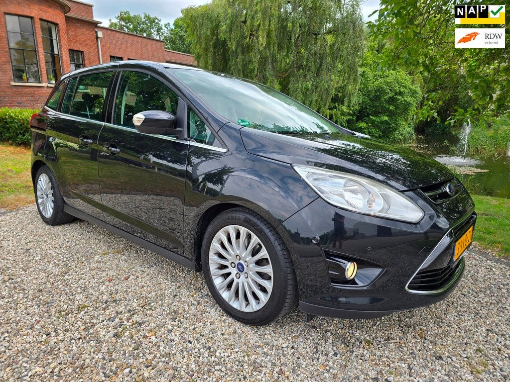 Ford Grand C-Max 1.0 Edition Plus AIRCO/cruise, Auto's, Ford, Voorwielaandrijving, 125 pk, Gebruikt, Zwart