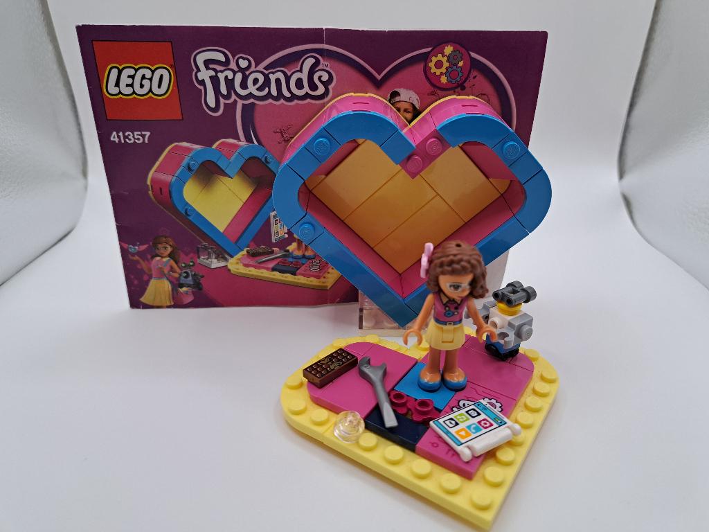 Lego friends 41357 Olivia's hartvormige doos, Lego, Friends, Ophalen of Verzenden, Zo goed als nieuw