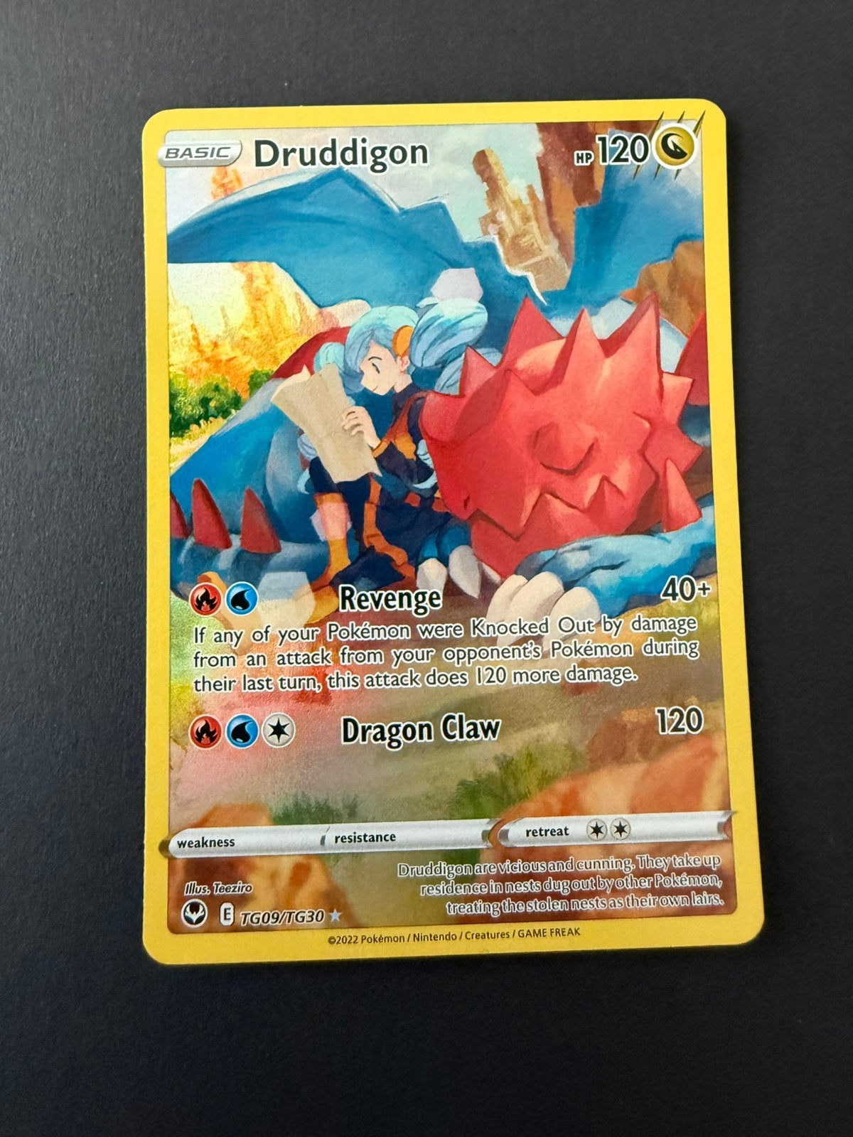 Silver Tempest TG09/TG30 Druddigon, Ophalen of Verzenden, Nieuw, Losse kaart