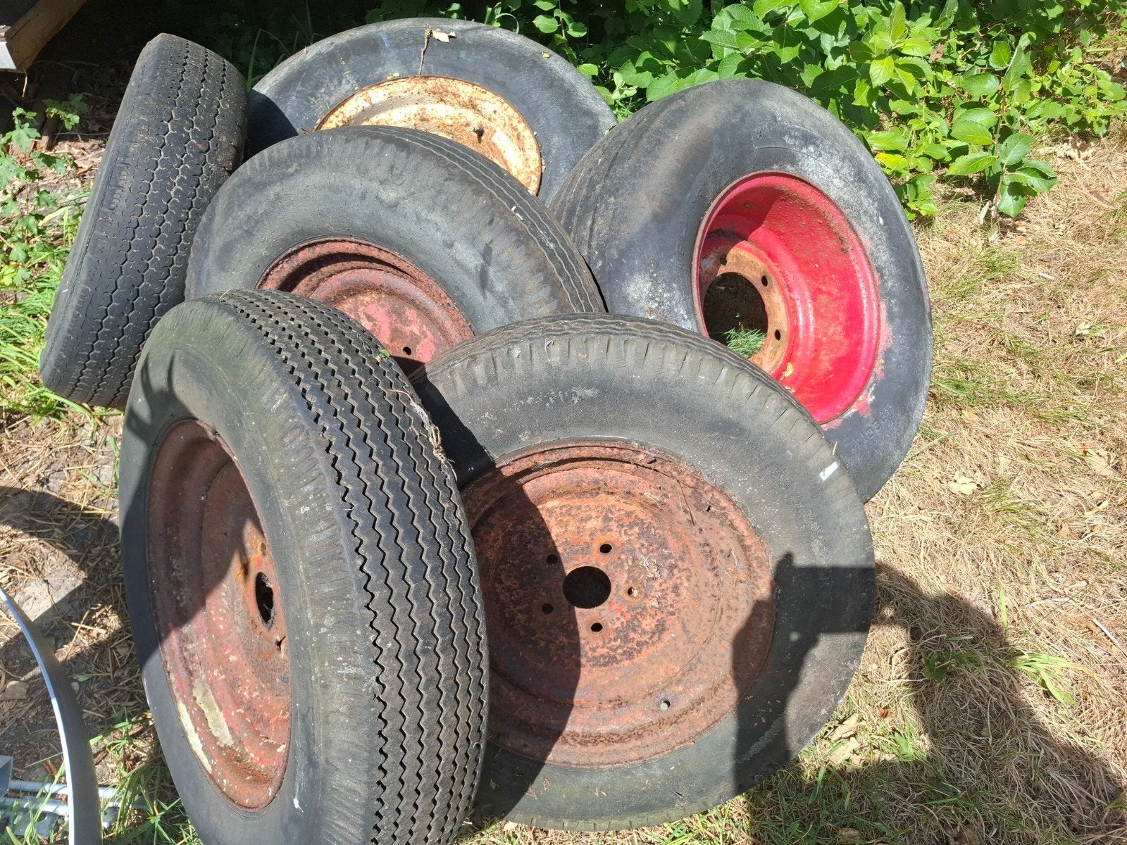 Gebruikte tractor/landbouw aanhanger banden met velg, Ophalen
