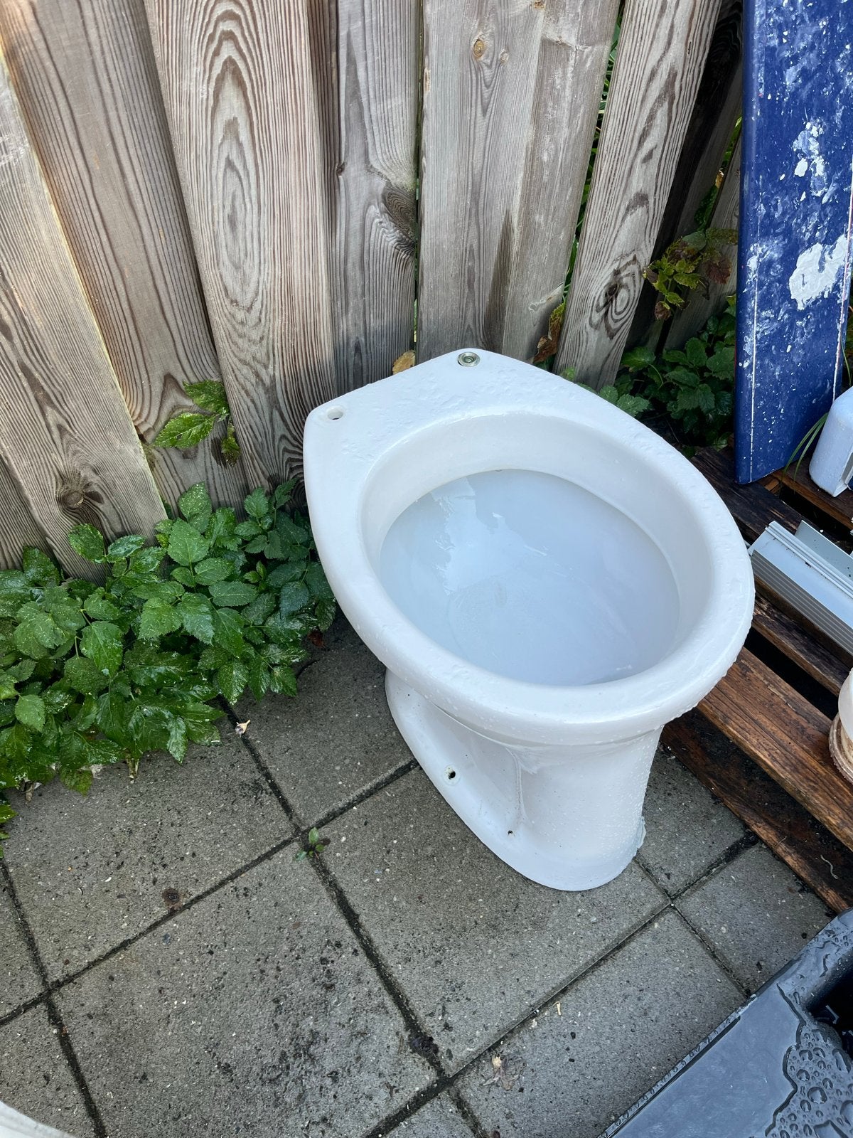 Gebruikt toilet/bidet - wit keramiek, Doe-het-zelf en Verbouw, Sanitair, Ophalen, Gebruikt, Toilet