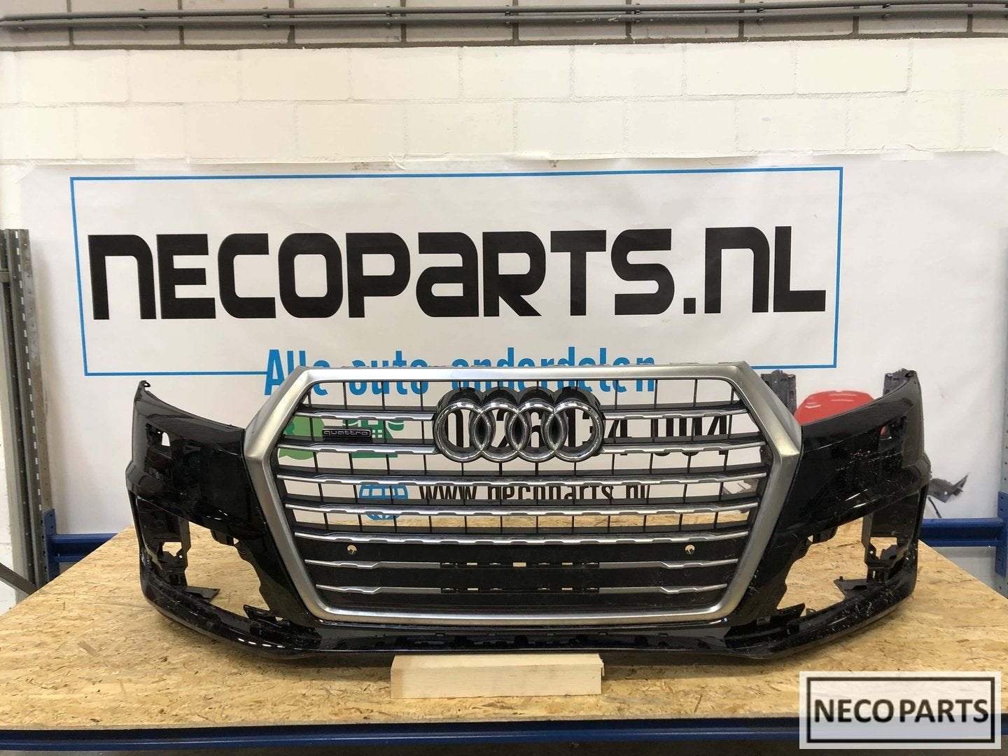 Audi Q7 SQ7 s line bumper voorbumper grill 4M0807096A, Gebruikt, -, Voor, -