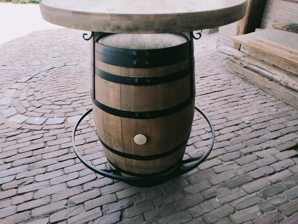 Statafel wijnvat Hangtafel wijnbar regenton mancave stamtafe, Ophalen