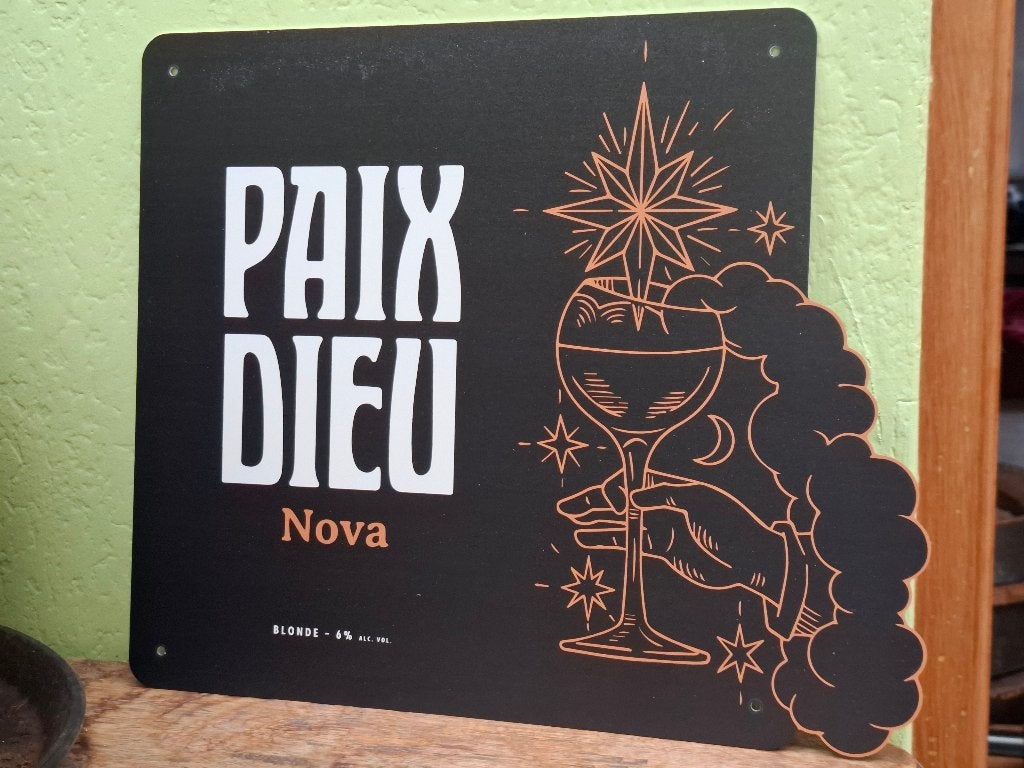 Reclamebord Paix Dieu, Ophalen of Verzenden, Nieuw, Reclamebord, Plaat of Schild, Overige merken
