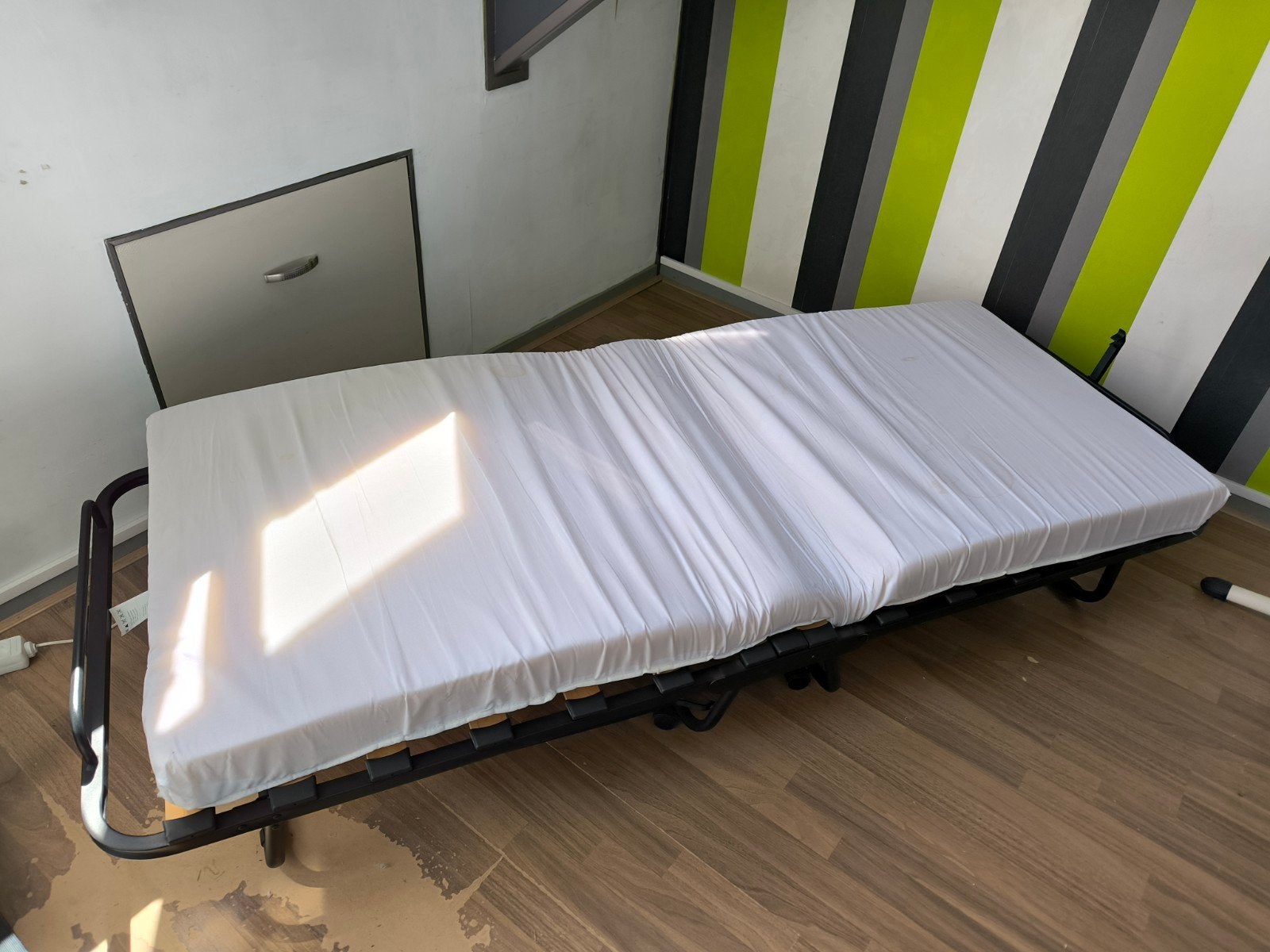Opklapbed, zelden gebruikt, Ophalen, Gebruikt, Eenpersoons, 190 cm of minder