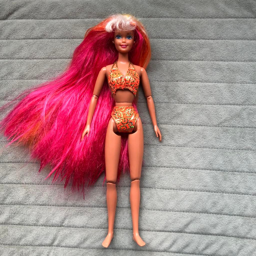 Hula Hair Barbie Mattel 1993, Ophalen of Verzenden, Zo goed als nieuw, Pop