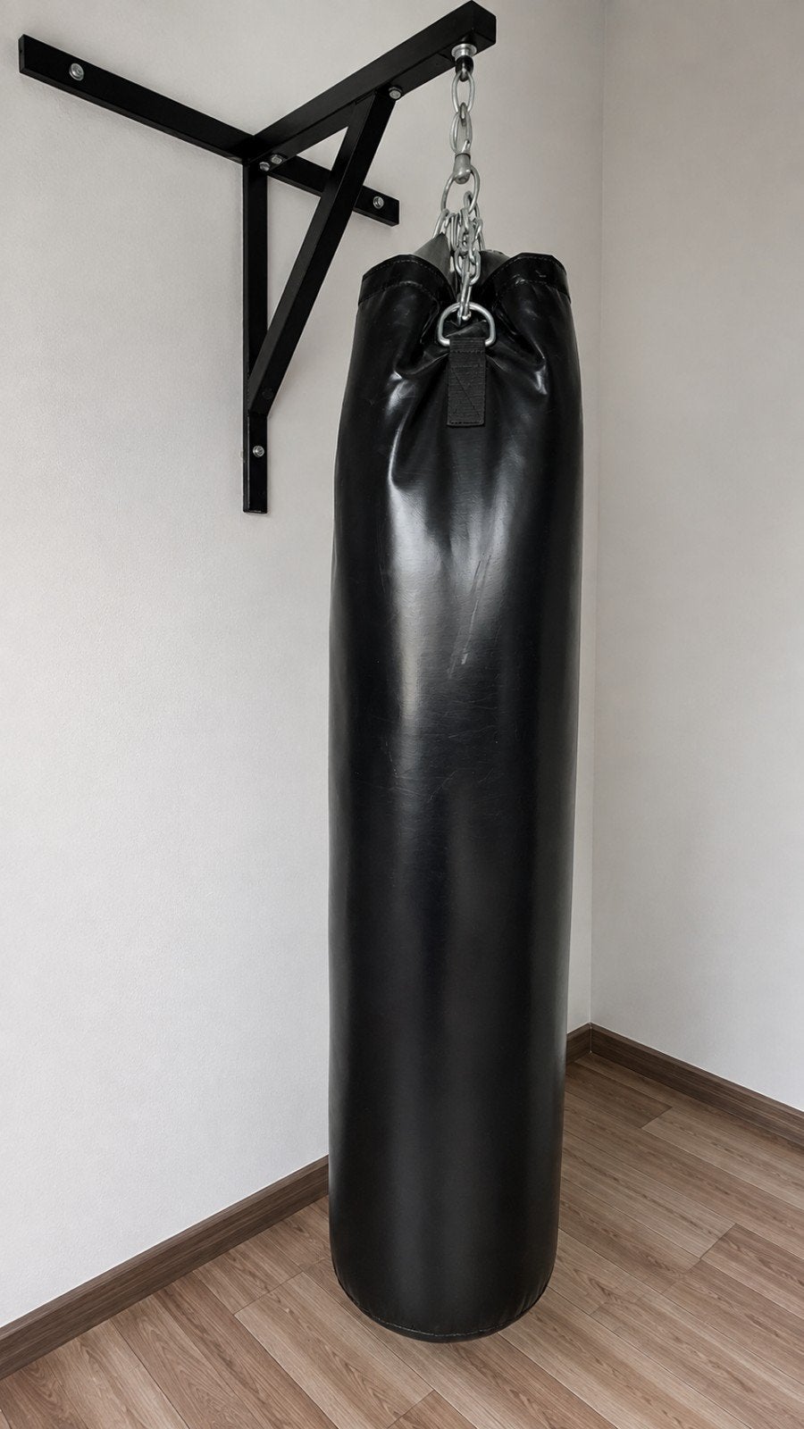 Bokszak met muurbeugel, 150cm - Ideaal voor thuistraining, Ophalen, Bokszak