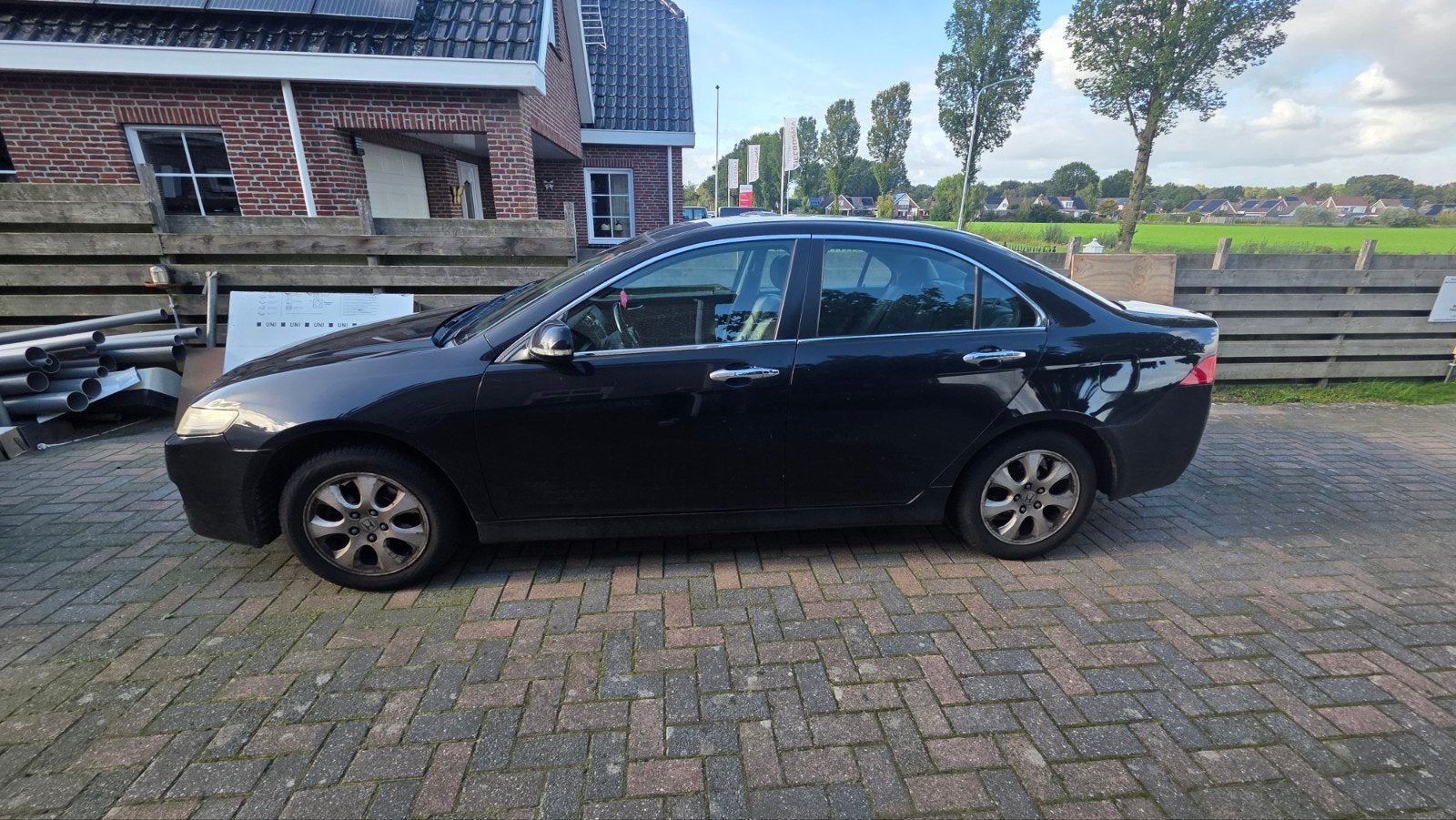 Honda Accord 2.2 Ctdi Sedan Sport 2006 Zwart, Auto's, Voorwielaandrijving, 4 cilinders, Zwart, Origineel Nederlands