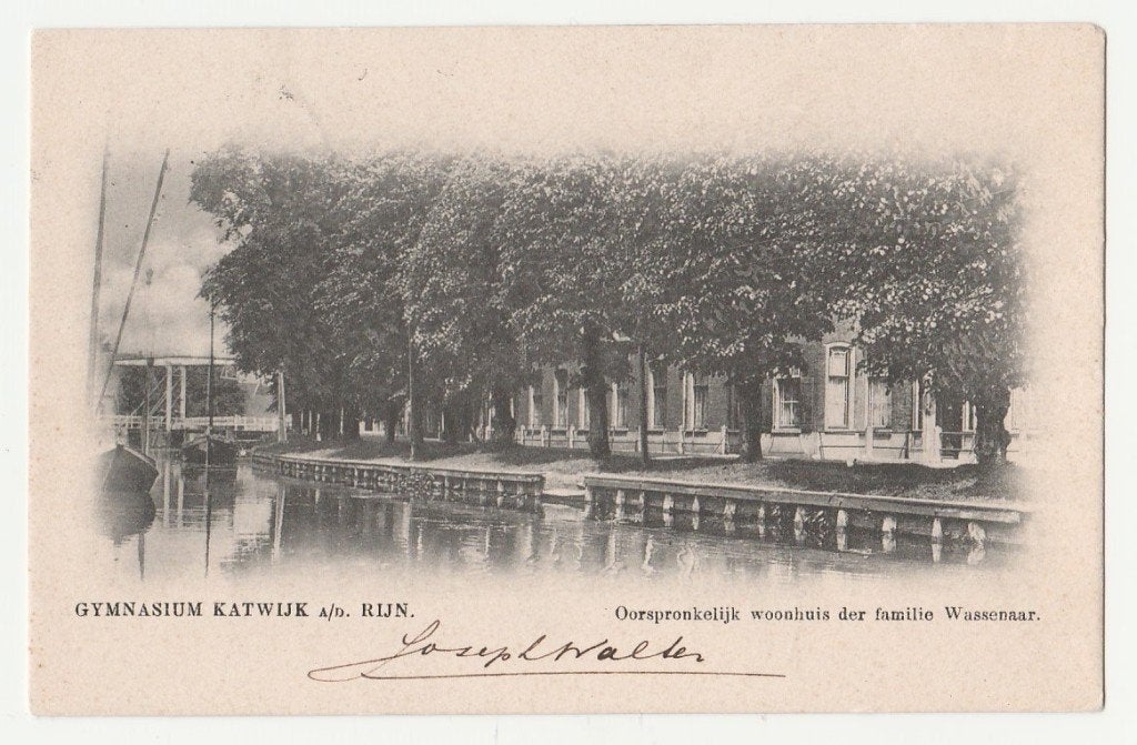 Katwijk a/d Rijn.  1903.  Gymnasium.  Scholen., Verzenden, Voor 1920, Gelopen, Zuid-Holland