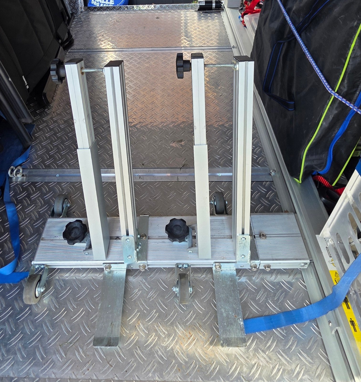 Pollicino Electric voor motor en fietsen 190 cm laadrail, Caravans en Kamperen, Ophalen, Gebruikt