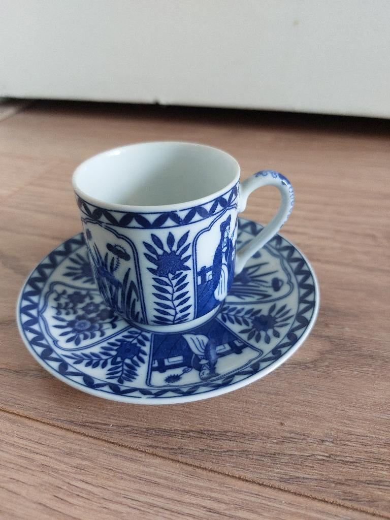 Mosa Maastricht porseleinen espresso kop en schotel, Ophalen