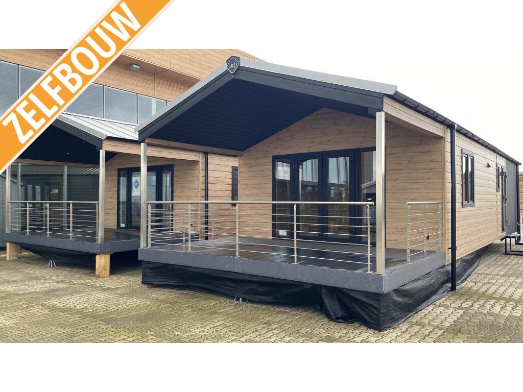 NIEUW: Chalet LACET Oregon Nova - 100mm isolatie - Terras, Tot en met 4