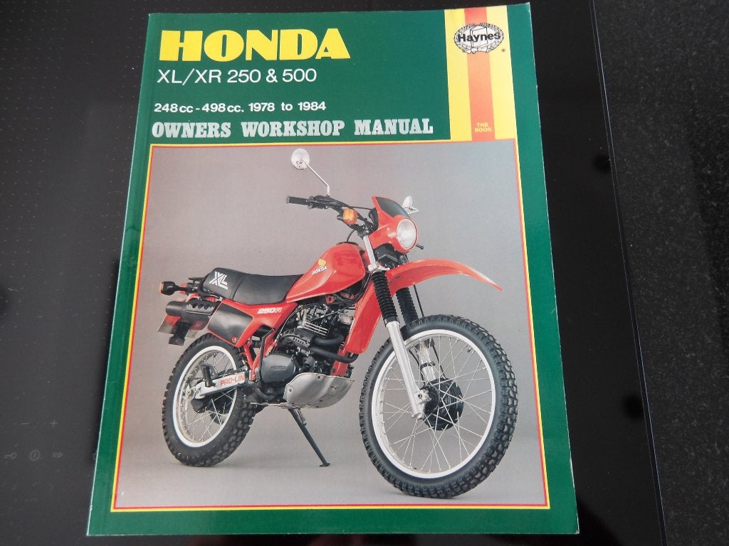 Haynes Honda XL/XR 250 & 500 Owners Workshop Manual, Motoren, Handleidingen en Instructieboekjes, Ophalen of Verzenden, Honda