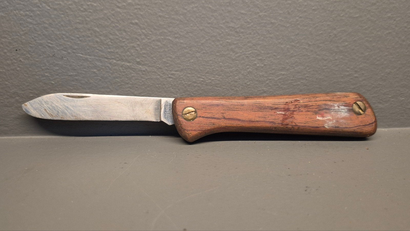 E.K.A. Zweden RVS Zakmes - 17.5 CM, Ophalen of Verzenden, Overige soorten, Overige gebieden, Mes of Dolk
