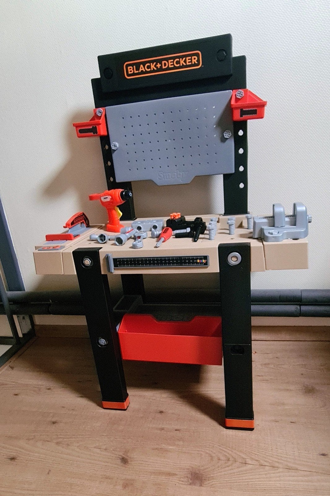 Black+Decker Smoby Werkbank met Gereedschap, Ophalen, Zo goed als nieuw, Knutselen