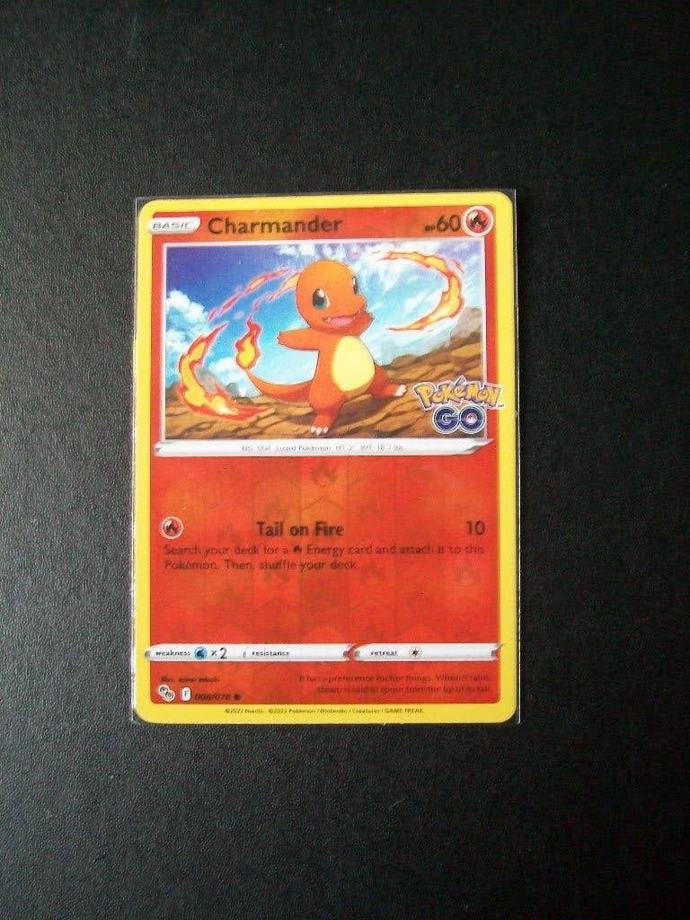 5497: Nieuwe Pokemon GO Kaart holofoil CHARMANDER  (008/078), Verzenden, Nieuw, Losse kaart