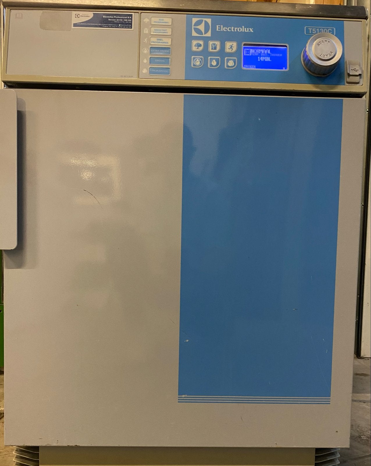 Professionele Electrolux Condensdroger T5130C - 230V/Krachts, Witgoed en Apparatuur, Wasdrogers, Ophalen, 6 tot 8 kg, Refurbished