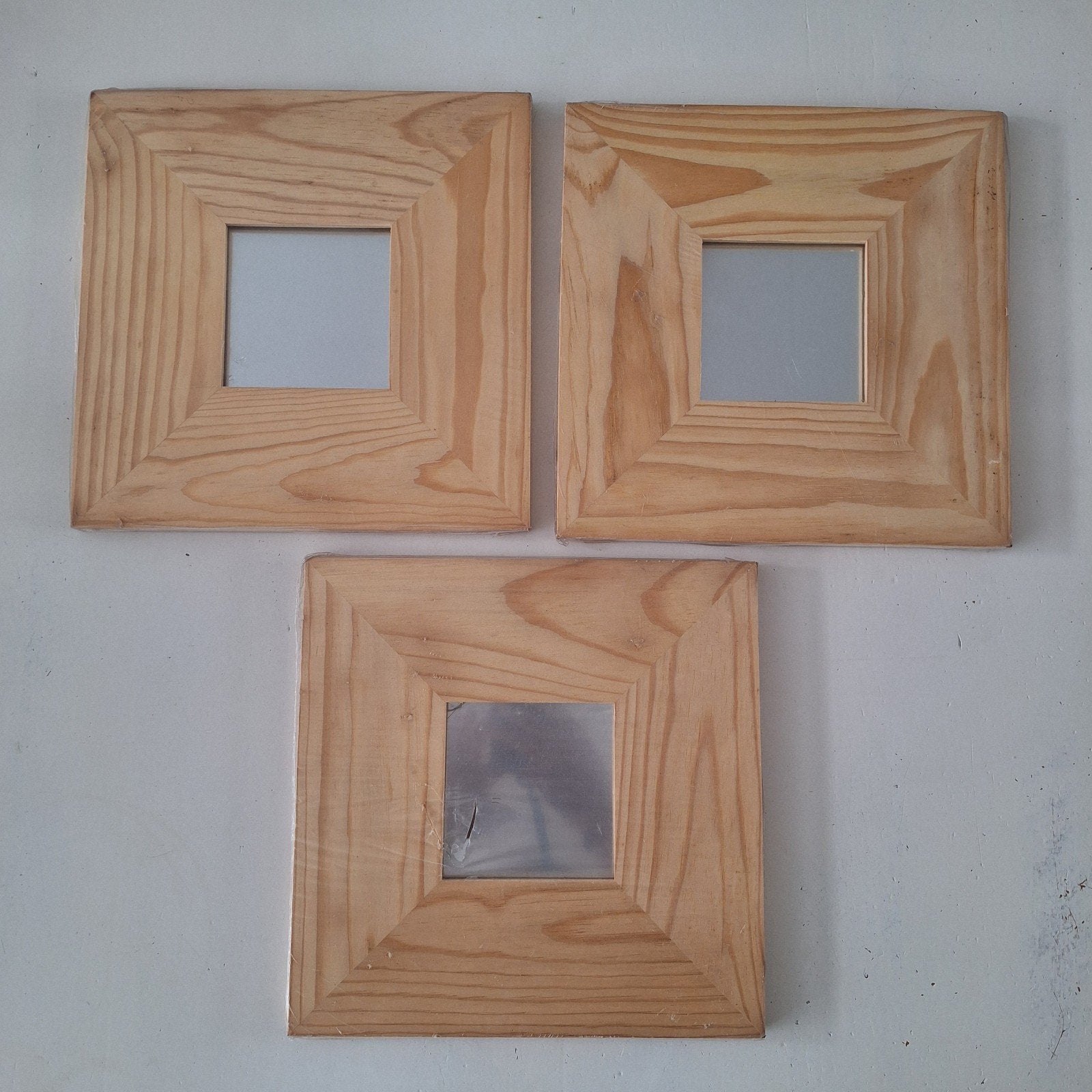 3 x Ikea Malma spiegel 1995, Minder dan 50 cm, Vierkant, Nieuw, Ophalen of Verzenden