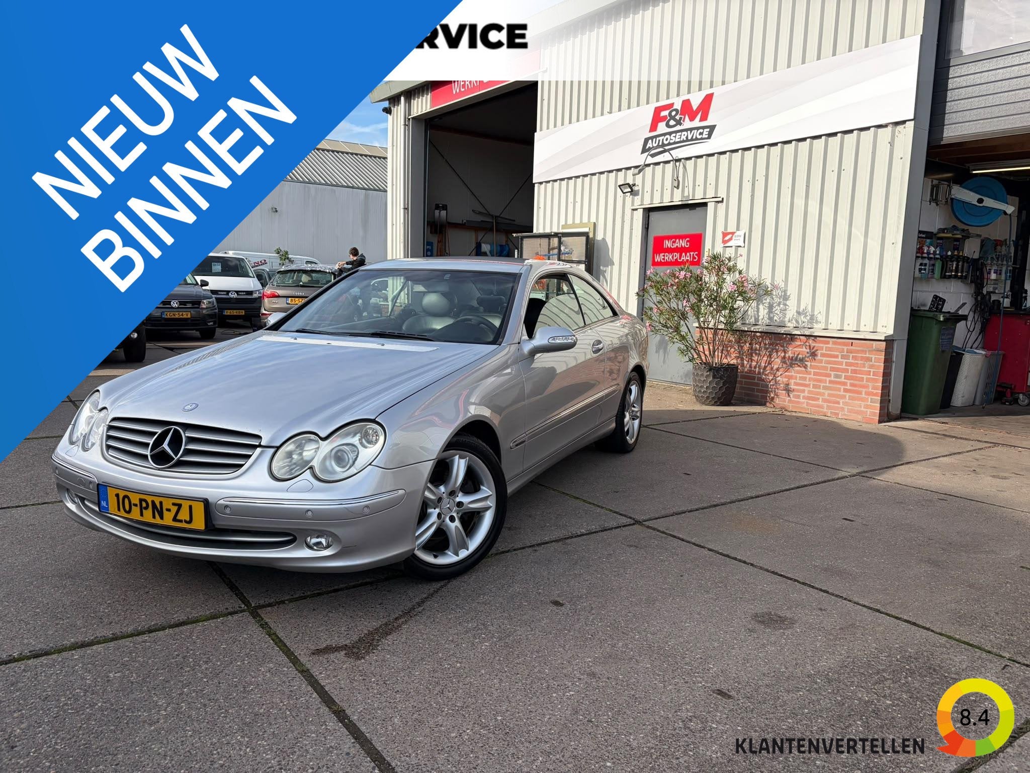 Mercedes-Benz CLK-klasse Coupé 240 Elegance Clima, cruise,, Auto's, Automaat, Achterwielaandrijving, Gebruikt, 2597 cc