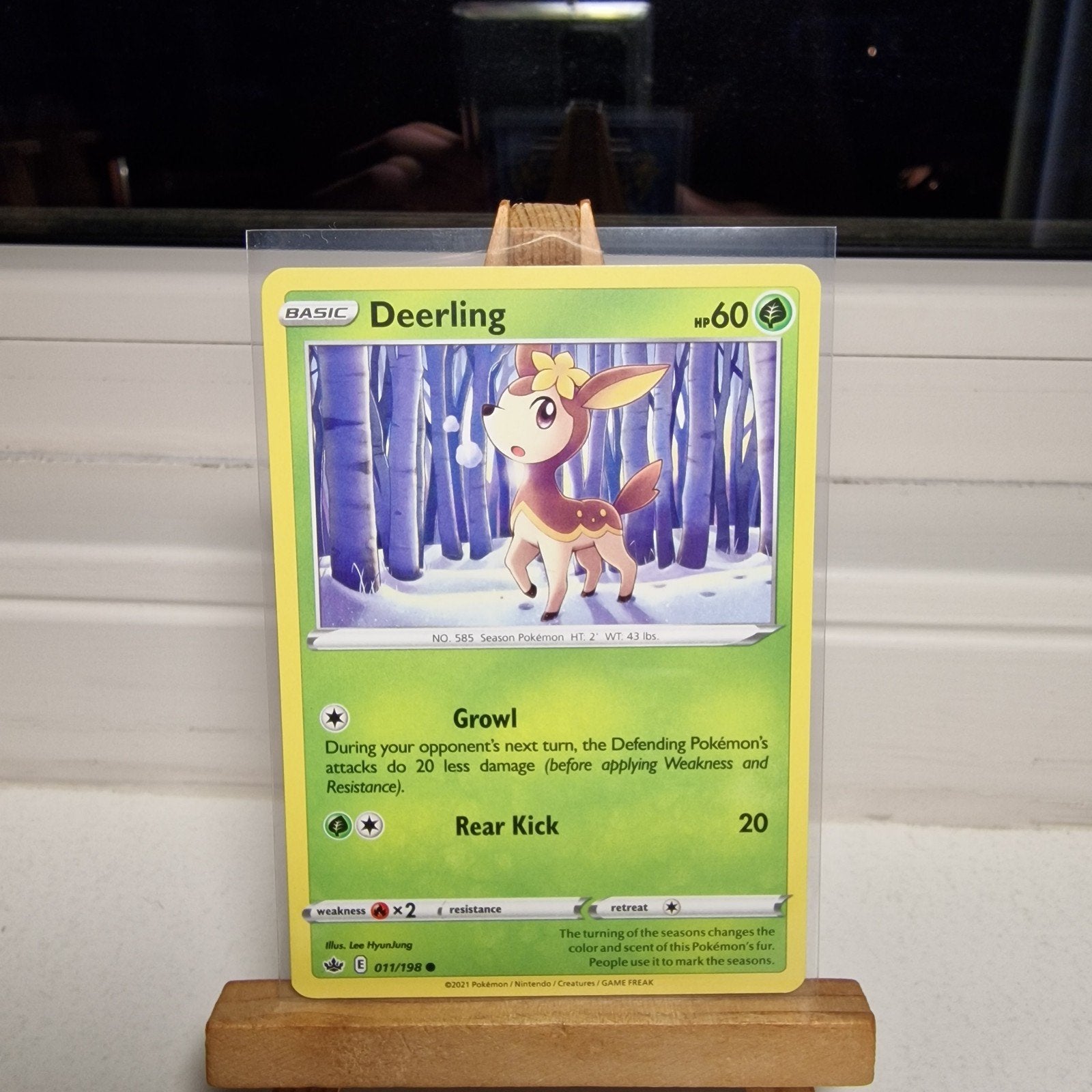 Deerling Pokémon kaart - Zo goed als nieuw, Ophalen of Verzenden, Zo goed als nieuw, Losse kaart