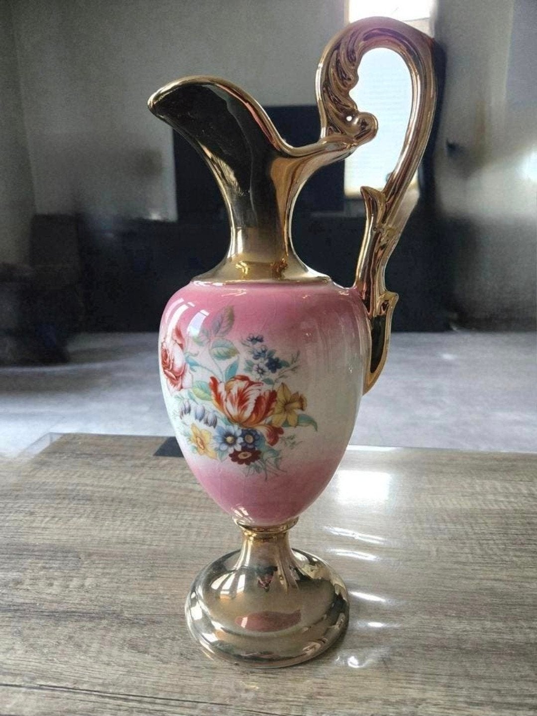 Vintage Italiaanse Ceramica Le Torri Vaas/Kruik, Antiek en Kunst, Ophalen of Verzenden