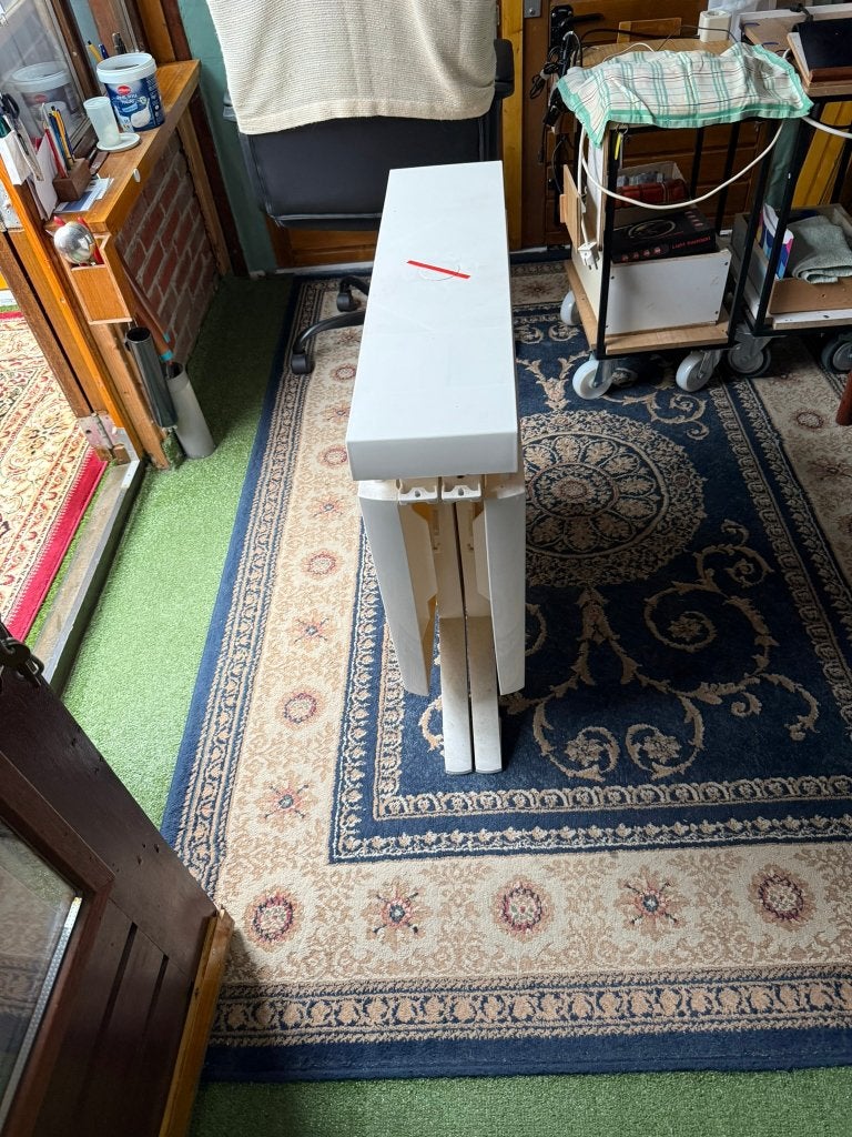 tuintafel, Ophalen, Zo goed als nieuw, Rechthoekig, Kunststof